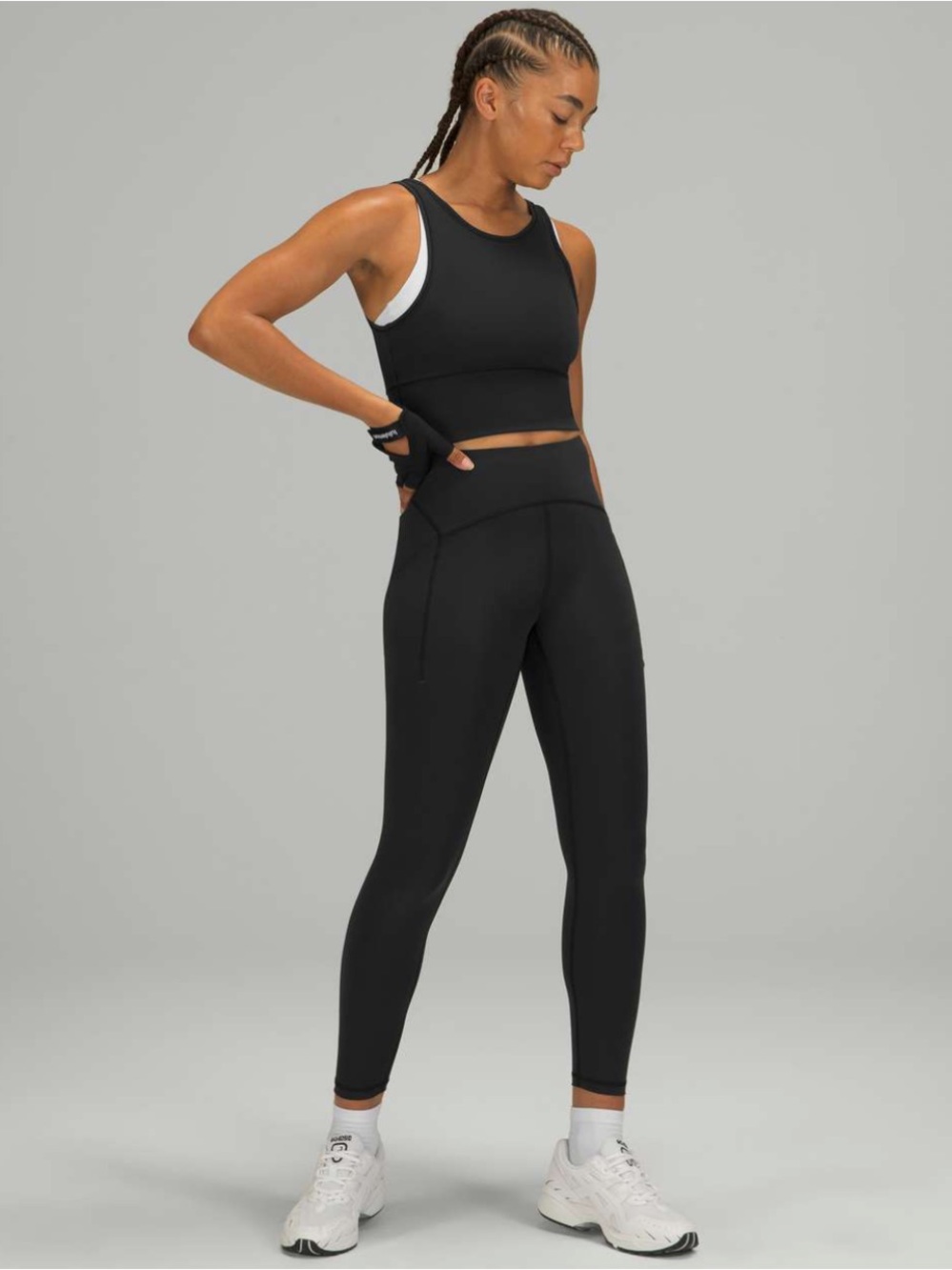 Lululemon Power Thru High Rise Legging Tight 25" Pockets